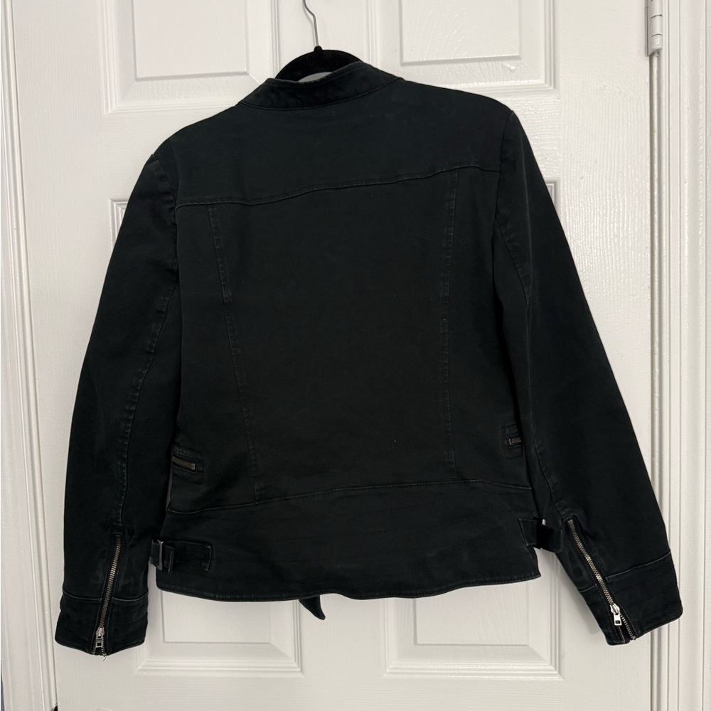 Banana Republic Women’s Moto Black Lightweight Jacket - Picture 4 of 4
